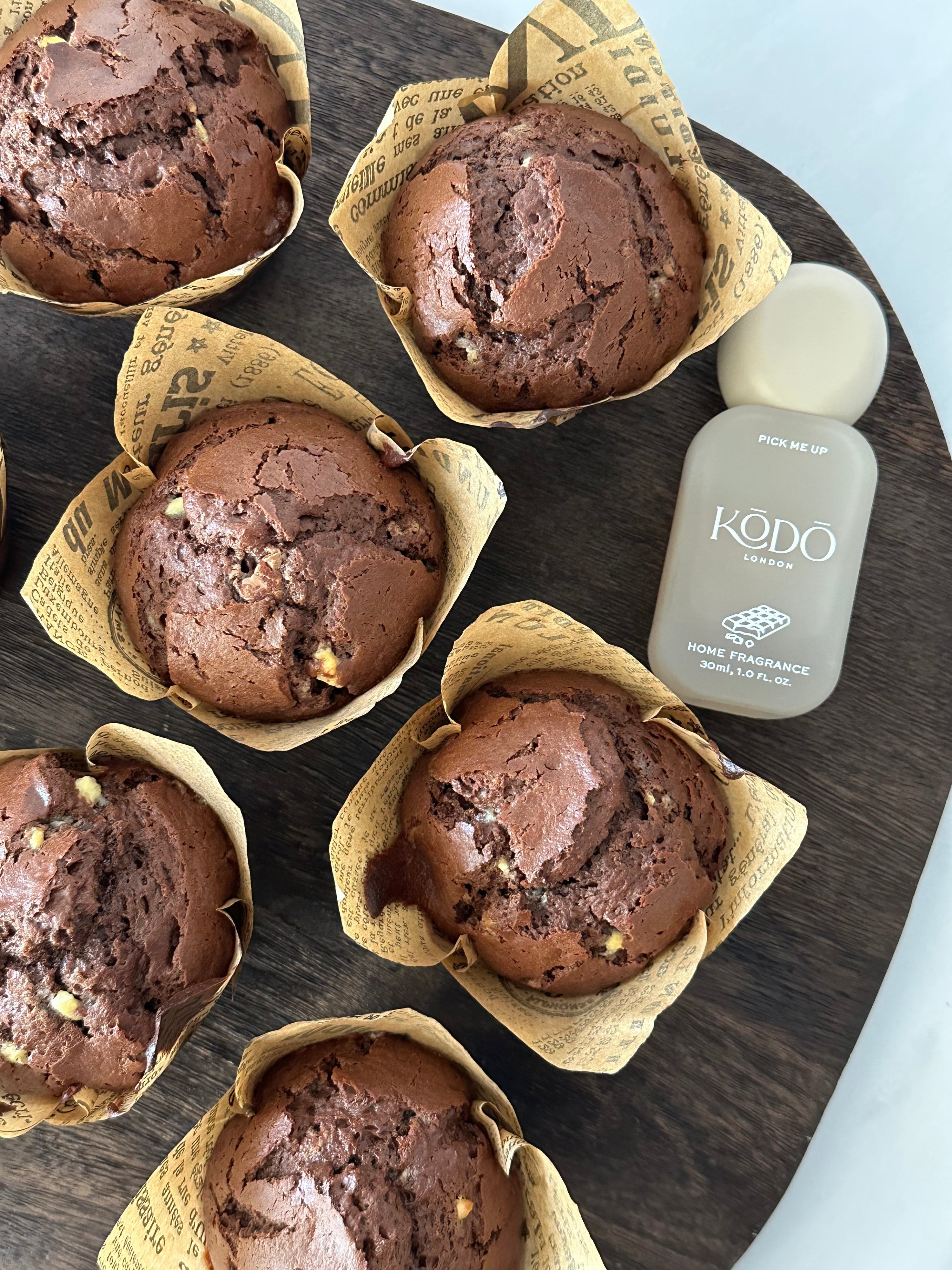 Triple Chocolate Muffins