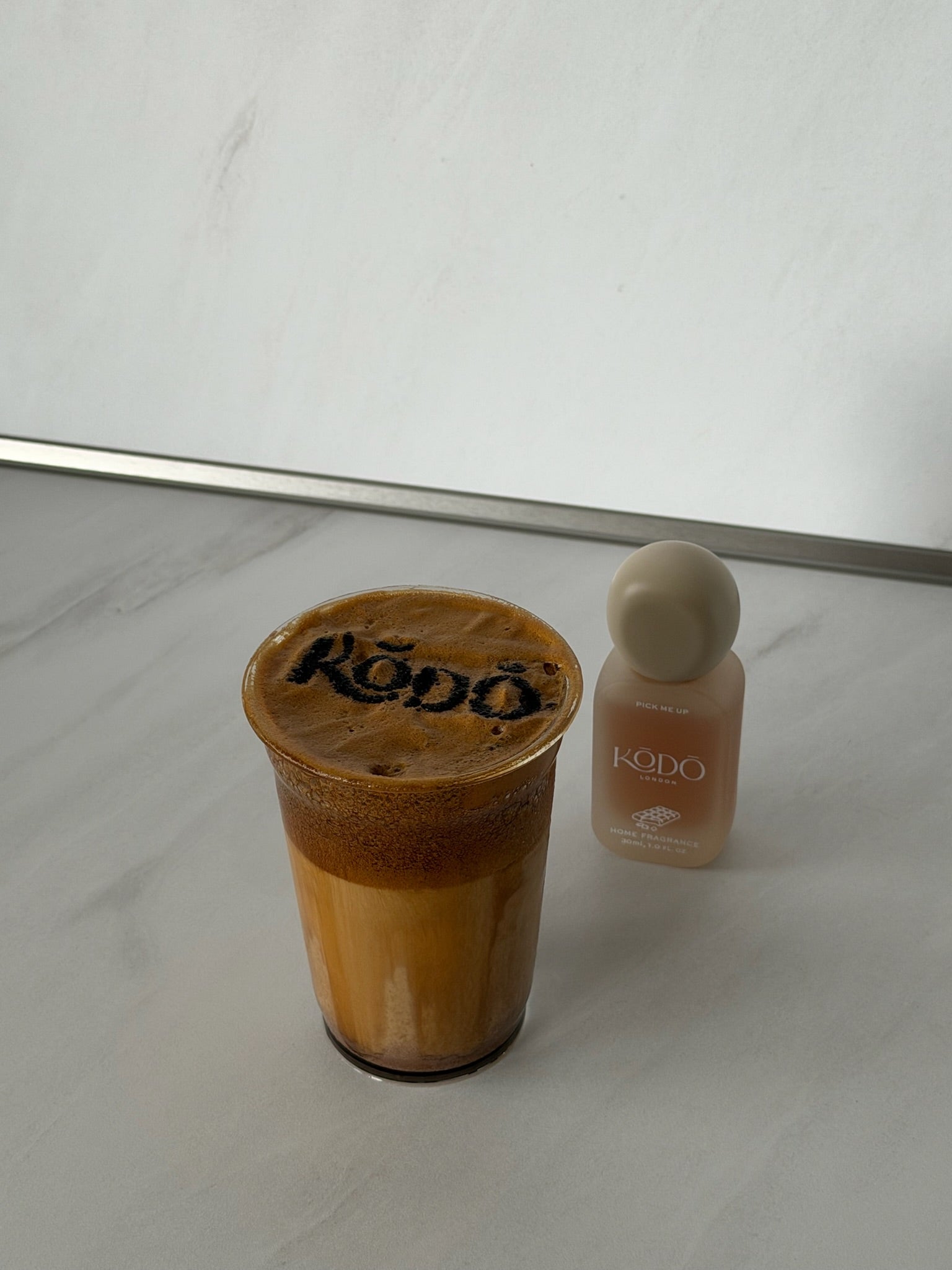 Iced Dalgona Hazelnut Coffee