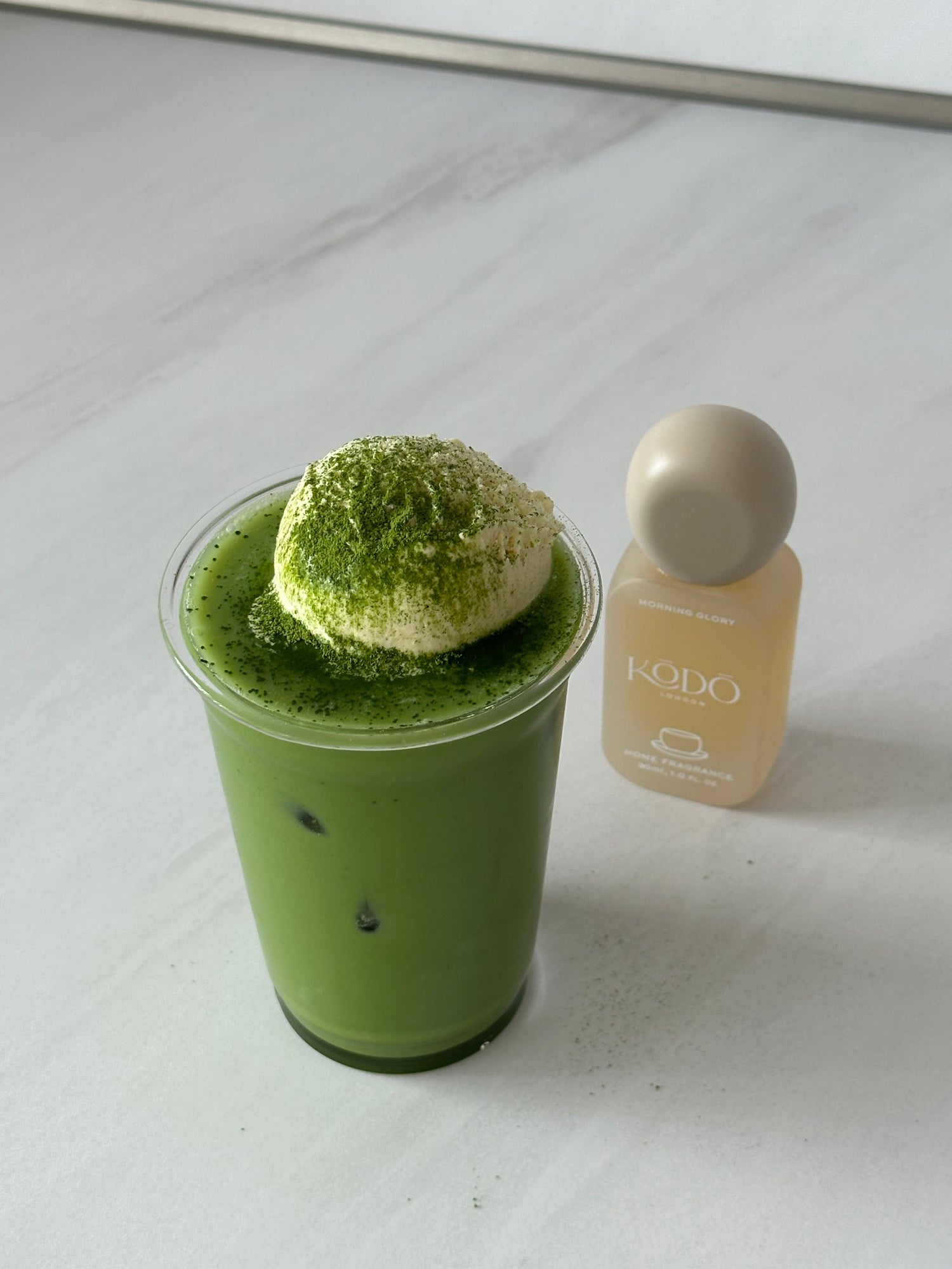 Iced Vanilla Coconut Matcha
